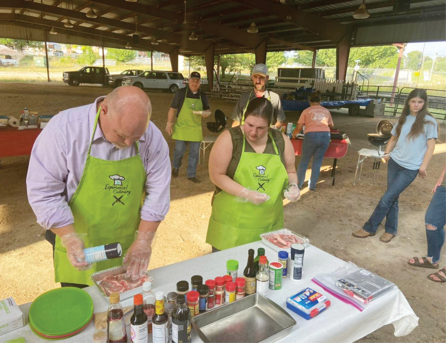 After the smoke cleared, the panel of judges selected Denny Wayne Robinson, White County executive, as the first Grill Master.